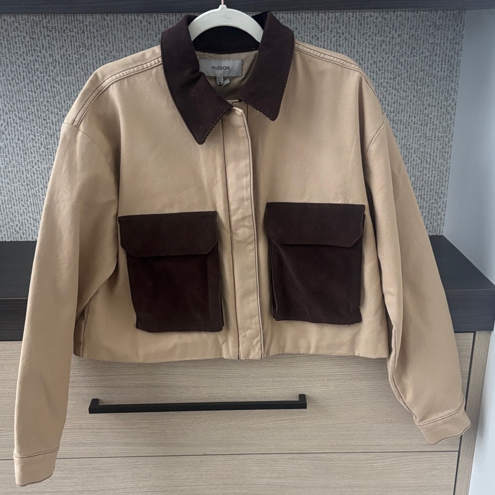 Hudson Jeans Two-Tone Utility Jacket